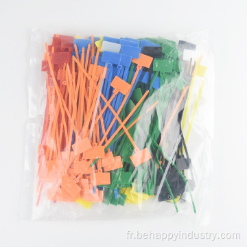 Liens de câble en nylon étiquettes liés en boucle en plastique